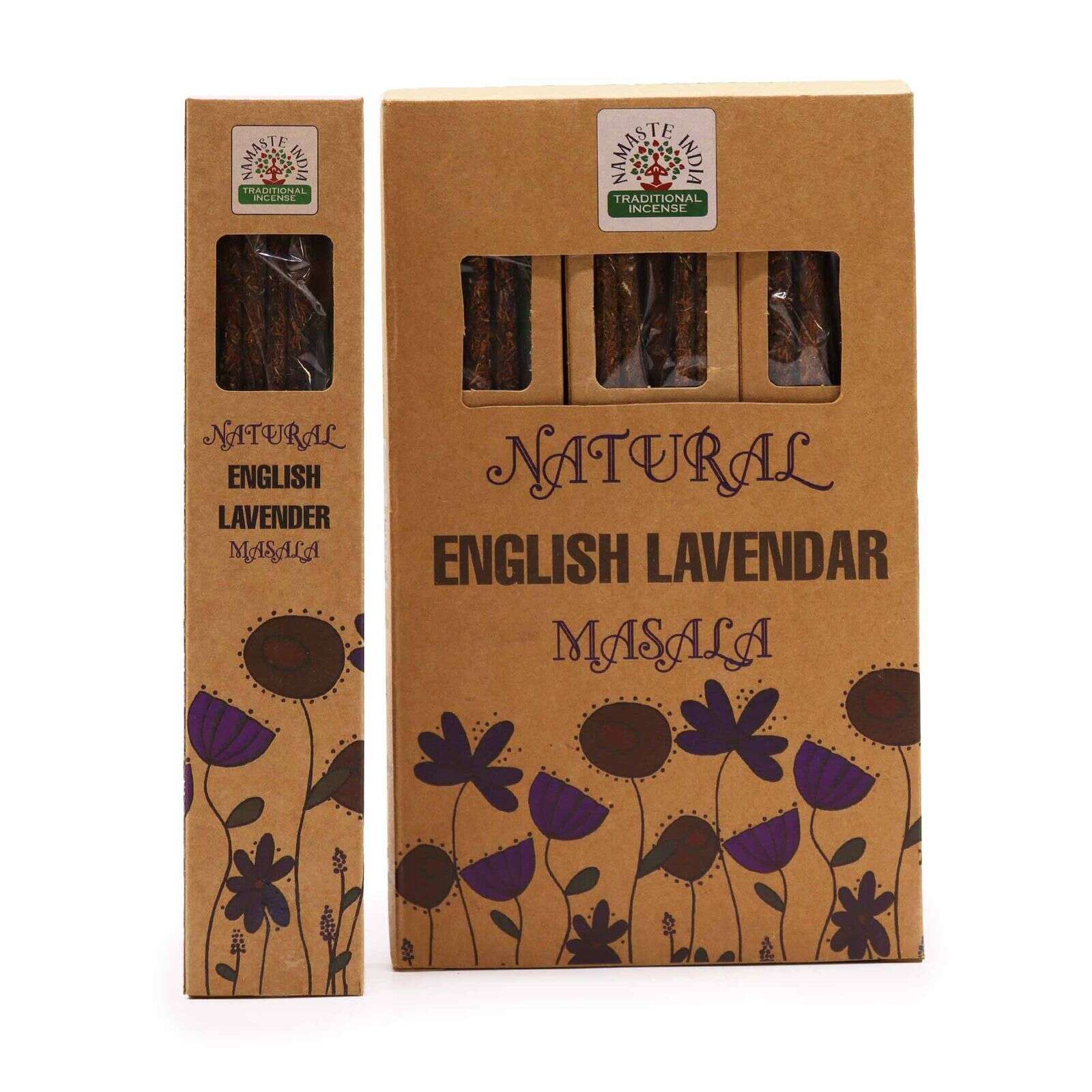 Kadzidełka masala Natural Botanical — English Lavender, ok. 11 szt.