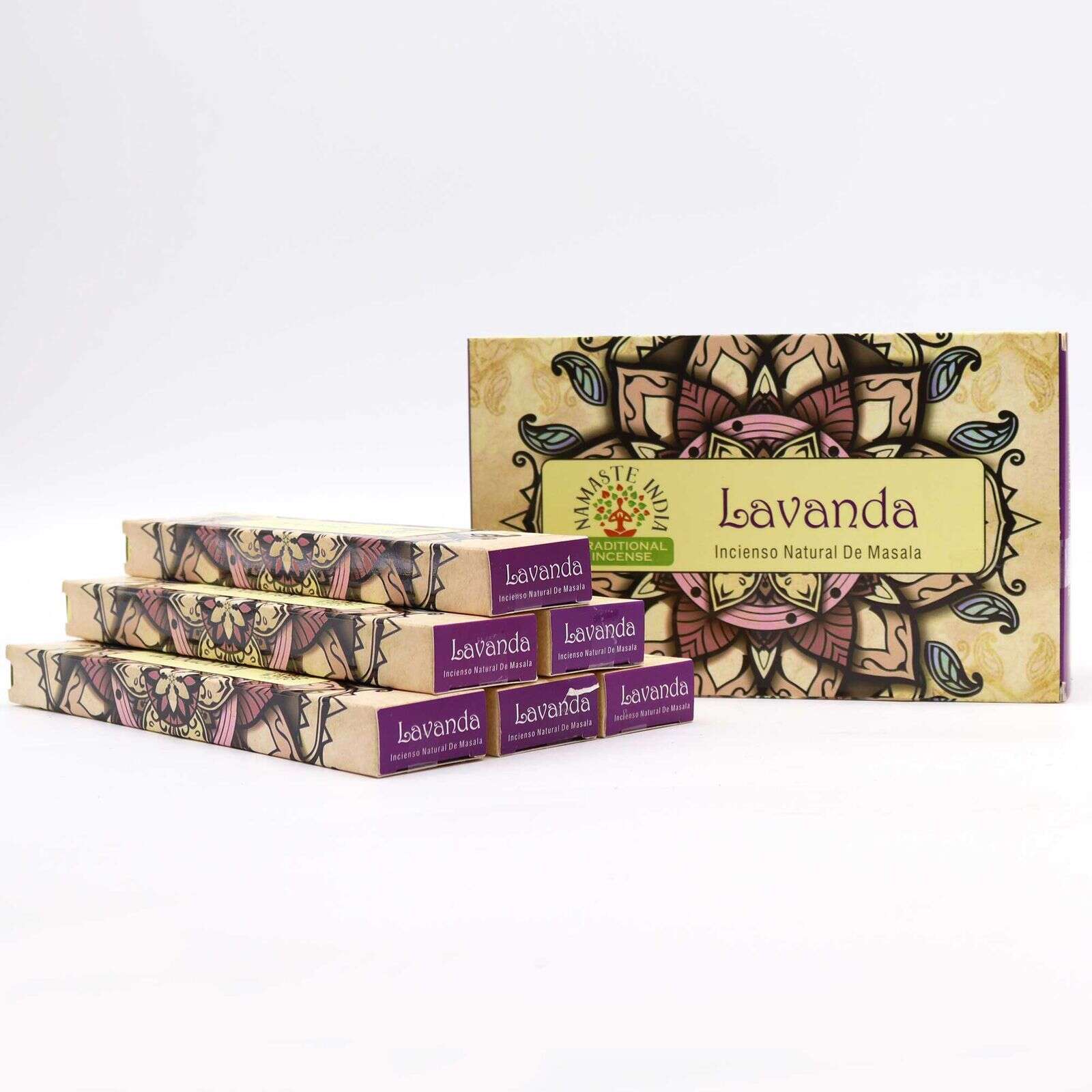 Kadzidełka masala Namaste Mandala — Lavender - Image 6